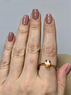 *Кольцо р.20 Золотистый Топаз Урал арт. К1699Ю/Ag-607/19ПОЗ-127 вес 2,25 г - фото 237651 *Кольцо р.20 Золотистый Топаз Урал арт. К1699Ю/Ag-607/19ПОЗ-127 вес 2,25 г - фото 237651