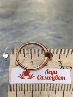 *Кольцо р.18,5 Золотистый Топаз Урал арт. К1698Ю/Ag-607/19ПОЗ-396 вес 2,07 г - фото 237696 *Кольцо р.18,5 Золотистый Топаз Урал арт. К1698Ю/Ag-607/19ПОЗ-396 вес 2,07 г - фото 237696