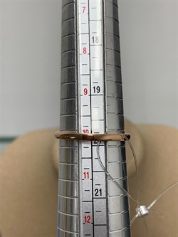 *Кольцо р.20 Золотистый Топаз Урал арт. К1698Ю/Ag-607/19ПОЗ-896 вес 2,12 г - фото 237703