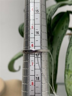 *Кольцо р.17 Капля Росы Золотистый Топаз Урал арт. К1664Ю/Ag/607/19-297 вес 1,81 г - фото 237714