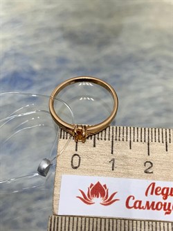 *Кольцо р.18 Золотистый Топаз Урал арт. К1663Ю/Ag-607/19ПОЗ-407 вес 1,49 г - фото 237735 *Кольцо р.18 Золотистый Топаз Урал арт. К1663Ю/Ag-607/19ПОЗ-407 вес 1,49 г - фото 237735