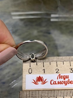 *Кольцо р.20 Топаз Мистик арт. К1508Ю/Ag-617/25-815 вес 2,27 г - фото 237743