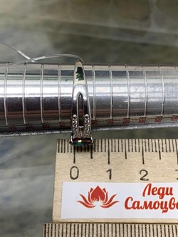 *Кольцо р.20 Топаз Мистик арт. К1508Ю/Ag-617/25-815 вес 2,27 г - фото 237748