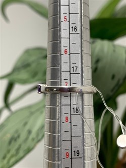 *Кольцо р.17,5 Микс Топаз Мистик Аметист арт. К1518Ю/Ag-607/45-620 вес 1,98 г - фото 237877