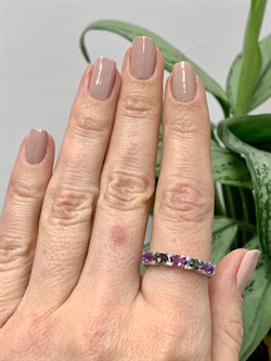 *Кольцо р.19 Микс Топаз Мистик Аметист арт. К1517Ю/Ag-617/45-962 вес 2,23 г - фото 237905 *Кольцо р.19 Микс Топаз Мистик Аметист арт. К1517Ю/Ag-617/45-962 вес 2,23 г - фото 237905