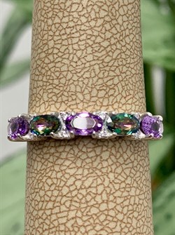 *Кольцо р.18 Микс Топаз Мистик Аметист арт. К1517Ю/Ag-617/45-834 вес 2,06 г - фото 237935 *Кольцо р.18 Микс Топаз Мистик Аметист арт. К1517Ю/Ag-617/45-834 вес 2,06 г - фото 237935