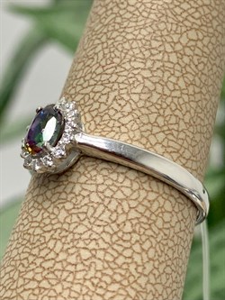 *Кольцо р.19 Топаз Мистик арт. К1504Ю/Ag-617/25-290 вес 1,82 г - фото 238263 *Кольцо р.19 Топаз Мистик арт. К1504Ю/Ag-617/25-290 вес 1,82 г - фото 238263