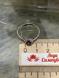 *Кольцо р.19 Топаз Мистик арт. К1504Ю/Ag-617/25-290 вес 1,82 г - фото 238267 *Кольцо р.19 Топаз Мистик арт. К1504Ю/Ag-617/25-290 вес 1,82 г - фото 238267