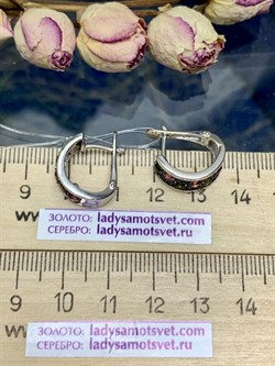 *Серьги Орхидея Микс Турмалин Шпинель арт. С1010Ю/Ag-607/1/3/4-204 вес 4,24 г - фото 238359 *Серьги Орхидея Микс Турмалин Шпинель арт. С1010Ю/Ag-607/1/3/4-204 вес 4,24 г - фото 238359