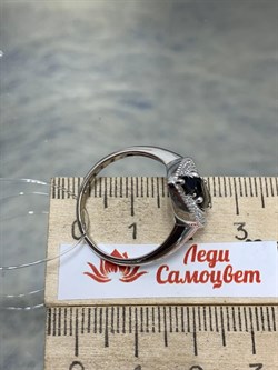 *Кольцо р.17,5 Черный Турмалин Шерл арт. К1543Ю/Ag-617/99-411 вес 3,36 г - фото 238573 *Кольцо р.17,5 Черный Турмалин Шерл арт. К1543Ю/Ag-617/99-411 вес 3,36 г - фото 238573