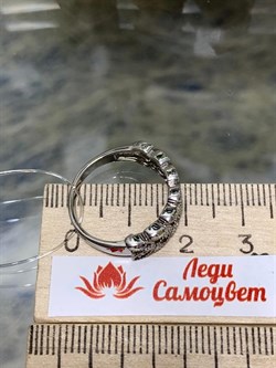 *Кольцо р.17 Турмалины Забайкалье арт. К1529Ю/Ag-607/6-139 вес 2,64 г - фото 238623