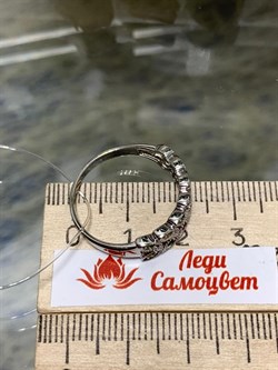 *Кольцо р.20 Турмалины Забайкалье арт. К1529Ю/Ag-607/6-988 вес 2,91 г - фото 238657