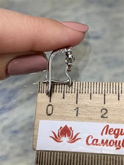 *Серьги Турмалины Урал арт. С1530Ю/Ag-607/6-912 вес 2,76 г - фото 238681