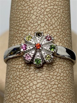 *Кольцо р.19,5 Турмалины Урал арт. К1530Ю/Ag-607/6-838 вес 2,1 г - фото 238786 *Кольцо р.19,5 Турмалины Урал арт. К1530Ю/Ag-607/6-838 вес 2,1 г - фото 238786