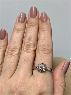 *Кольцо р.19,5 Турмалины Урал арт. К1530Ю/Ag-607/6-838 вес 2,1 г - фото 238787 *Кольцо р.19,5 Турмалины Урал арт. К1530Ю/Ag-607/6-838 вес 2,1 г - фото 238787