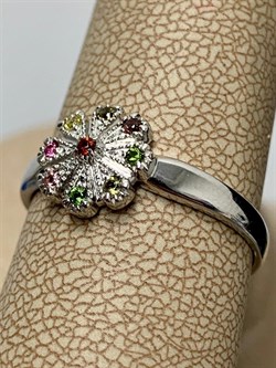 *Кольцо р.19,5 Турмалины Урал арт. К1530Ю/Ag-607/6-838 вес 2,1 г - фото 238795 *Кольцо р.19,5 Турмалины Урал арт. К1530Ю/Ag-607/6-838 вес 2,1 г - фото 238795