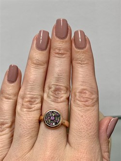 *Кольцо р.17 Турмалины Урал арт. К1527Ю/Ag-607/6/9ПОЗ-345 вес 2,77 г - фото 239099 *Кольцо р.17 Турмалины Урал арт. К1527Ю/Ag-607/6/9ПОЗ-345 вес 2,77 г - фото 239099