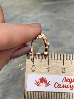 *Серьги Турмалины Урал арт. С1522Ю/Ag-607/6ПОЗ-195 вес 4,13 г - фото 239110