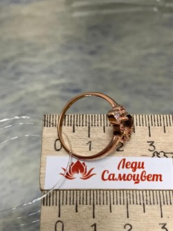 *Кольцо р.19,5 Турмалины Микс Гранат Мозамбик арт. К1523Ю/Ag-617/6/11ПОЗ-790 вес 2,51 г - фото 239263