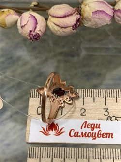 *Кольцо р.19,5 Турмалины Микс Гранат Мозамбик арт. К1523Ю/Ag-617/6/11ПОЗ-910 вес 2,48 г - фото 239269