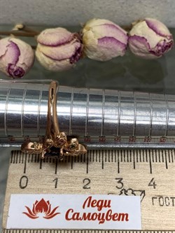 *Кольцо р.19,5 Турмалины Микс Гранат Мозамбик арт. К1523Ю/Ag-617/6/11ПОЗ-910 вес 2,48 г - фото 239272