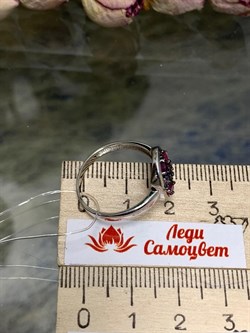 *Кольцо р.18 Орхидея Микс Родолит Танзанит Шпинель арт. К1043Ю/Ag-657/88-052 вес 2,36 г - фото 239458 *Кольцо р.18 Орхидея Микс Родолит Танзанит Шпинель арт. К1043Ю/Ag-657/88-052 вес 2,36 г - фото 239458