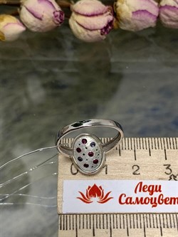 *Кольцо р.18 Орхидея Микс Родолит Танзанит Шпинель арт. К1043Ю/Ag-657/88-052 вес 2,36 г - фото 239459 *Кольцо р.18 Орхидея Микс Родолит Танзанит Шпинель арт. К1043Ю/Ag-657/88-052 вес 2,36 г - фото 239459