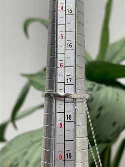 *Кольцо р.17,5 Голубой Турмалин Параиба синт арт. К1742Ю/Ag-610/95-645 вес 2,54 г - фото 239971