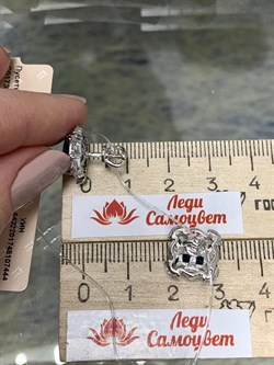 *Пусеты Голубой Турмалин Параиба синт арт. С01739Ю/Ag-610/95-444 вес 3,97 г - фото 240015