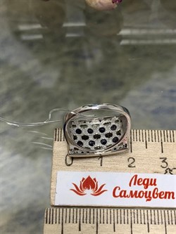 *Кольцо р.18 Фиалка Микс Иолит Турмалин арт. К1328Ю/Ag-617/35-294 вес 5,61 г - фото 240036 *Кольцо р.18 Фиалка Микс Иолит Турмалин арт. К1328Ю/Ag-617/35-294 вес 5,61 г - фото 240036