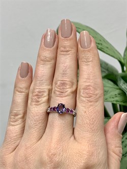 *Кольцо р.17 Орхидея Иолит Африка арт. К1614Ю/Ag-617/39-676 вес 2,35 г - фото 240265 *Кольцо р.17 Орхидея Иолит Африка арт. К1614Ю/Ag-617/39-676 вес 2,35 г - фото 240265