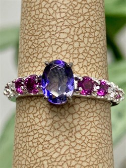 *Кольцо р.17 Орхидея Иолит Африка арт. К1614Ю/Ag-617/39-676 вес 2,35 г - фото 240268 *Кольцо р.17 Орхидея Иолит Африка арт. К1614Ю/Ag-617/39-676 вес 2,35 г - фото 240268