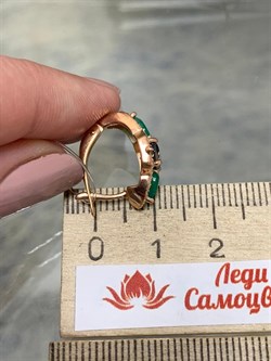 *Серьги Микс Агат Иолит арт. С1615Ю/Ag-617/30ПОЗ-887 вес 3,55 г - фото 240394