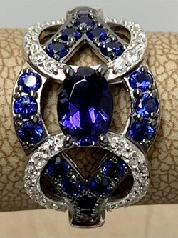 *Кольцо р.17 Фиалка Иолит Африка арт. К1620Ю/Ag-612ГТ/13-011 вес 3,46 г - фото 240796 *Кольцо р.17 Фиалка Иолит Африка арт. К1620Ю/Ag-612ГТ/13-011 вес 3,46 г - фото 240796