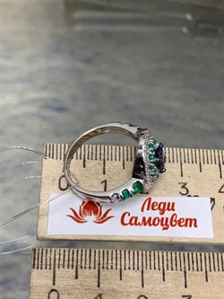 *Кольцо р.19 Микс Зеленый Агат Иолит арт. К1623Ю/Ag-617/30-984 вес 3,94 г - фото 240934 *Кольцо р.19 Микс Зеленый Агат Иолит арт. К1623Ю/Ag-617/30-984 вес 3,94 г - фото 240934