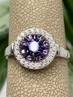 *Кольцо р.18,5 Орхидея Иолит Африка арт. К1624Ю/Ag-617/13/14-935 вес 2,58 г - фото 240950 *Кольцо р.18,5 Орхидея Иолит Африка арт. К1624Ю/Ag-617/13/14-935 вес 2,58 г - фото 240950