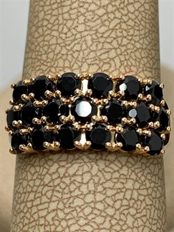 *Кольцо р.19 Черная Шпинель арт. К0837-607/ПОЗ-201 вес 2,68 г - фото 241367 *Кольцо р.19 Черная Шпинель арт. К0837-607/ПОЗ-201 вес 2,68 г - фото 241367