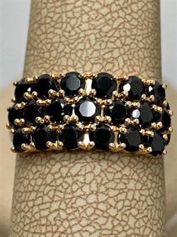 *Кольцо р.19,5 Черная Шпинель арт. К0837-607/ПОЗ-762 вес 3,02 г - фото 241408 *Кольцо р.19,5 Черная Шпинель арт. К0837-607/ПОЗ-762 вес 3,02 г - фото 241408