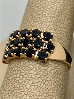 *Кольцо р.19,5 Черная Шпинель арт. К0837-607/ПОЗ-762 вес 3,02 г - фото 241416 *Кольцо р.19,5 Черная Шпинель арт. К0837-607/ПОЗ-762 вес 3,02 г - фото 241416