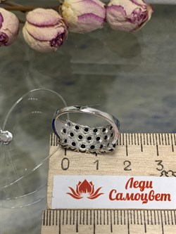 *Кольцо р.18,5 Черная Шпинель арт. К0837-607-943 вес 2,97 г - фото 241431 *Кольцо р.18,5 Черная Шпинель арт. К0837-607-943 вес 2,97 г - фото 241431