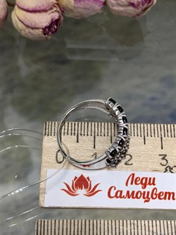 *Кольцо р.18,5 Черная Шпинель арт. К0837-607-943 вес 2,97 г - фото 241433 *Кольцо р.18,5 Черная Шпинель арт. К0837-607-943 вес 2,97 г - фото 241433