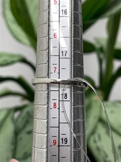 *Кольцо р.18 Микс Цитрин Черная Шпинель арт. К1267/Ag-607/31-819 вес 2,14 г - фото 241455