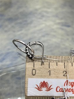 *Серьги Черная Шпинель арт. С1064/Ag-607/1-381 вес 3,1 г - фото 241466 *Серьги Черная Шпинель арт. С1064/Ag-607/1-381 вес 3,1 г - фото 241466