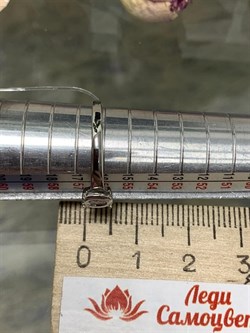 *Кольцо р.17,5 Белый Бр. арт. К1657Ю/Ag-620-756 вес 1,15 г - фото 241503 *Кольцо р.17,5 Белый Бр. арт. К1657Ю/Ag-620-756 вес 1,15 г - фото 241503