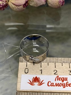 *Кольцо р.17,5 Белый Бр. арт. К1656/Ag-620-277 вес 5,36 г - фото 241525 *Кольцо р.17,5 Белый Бр. арт. К1656/Ag-620-277 вес 5,36 г - фото 241525