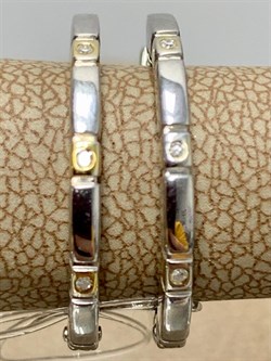 *Серьги Конго Белый Бр. арт. С1500/Ag-620ПОЗ-357 вес 3,74 г - фото 241566 *Серьги Конго Белый Бр. арт. С1500/Ag-620ПОЗ-357 вес 3,74 г - фото 241566