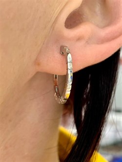 *Серьги Конго Белый Бр. арт. С1500/Ag-620ПОЗ-357 вес 3,74 г - фото 241569 *Серьги Конго Белый Бр. арт. С1500/Ag-620ПОЗ-357 вес 3,74 г - фото 241569