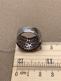 *Кольцо р.17 Рыжий Фианит Микро Вставки арт. Fb-R00849-X-WB-X-X-DG-571 вес 8,70 г - фото 241673 *Кольцо р.17 Рыжий Фианит Микро Вставки арт. Fb-R00849-X-WB-X-X-DG-571 вес 8,70 г - фото 241673