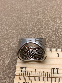 *Кольцо р.17,5 Рыжий Фианит Микро Вставки арт. MP-R01213-X-WB-X-X-Or-385 вес 8,29 г - фото 241691 *Кольцо р.17,5 Рыжий Фианит Микро Вставки арт. MP-R01213-X-WB-X-X-Or-385 вес 8,29 г - фото 241691