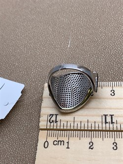 *Кольцо р.18,5 Рыжий Фианит Микро Вставки арт. MP-R00979-X-WB-X-X-Or-568 вес 5,97 г - фото 241758